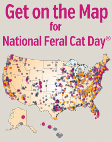 Get YOUR Community on the Map for National Feral Cat Day® | Alley Cat Allies