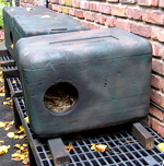 feral cat tire house
