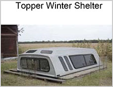 Camper Topper Winter Shelter